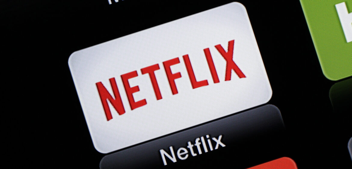 Netflix app icon on a mobile device