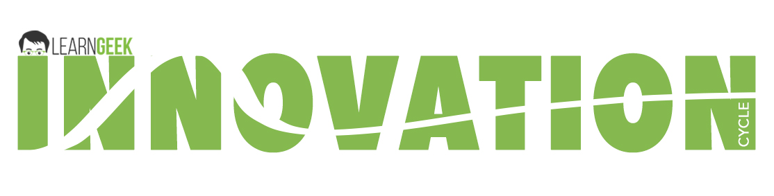 LearnGeek Innovation Cycle stylized logo image
