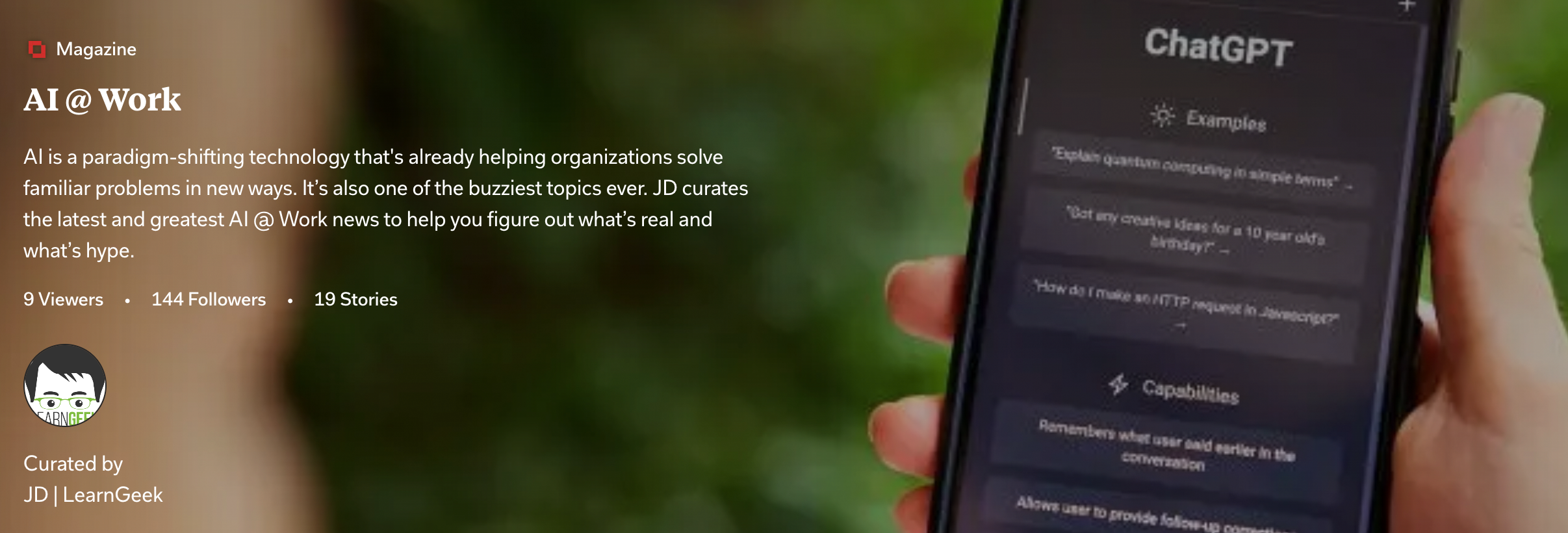 Banner for Flipboard magazine AI @ Work
